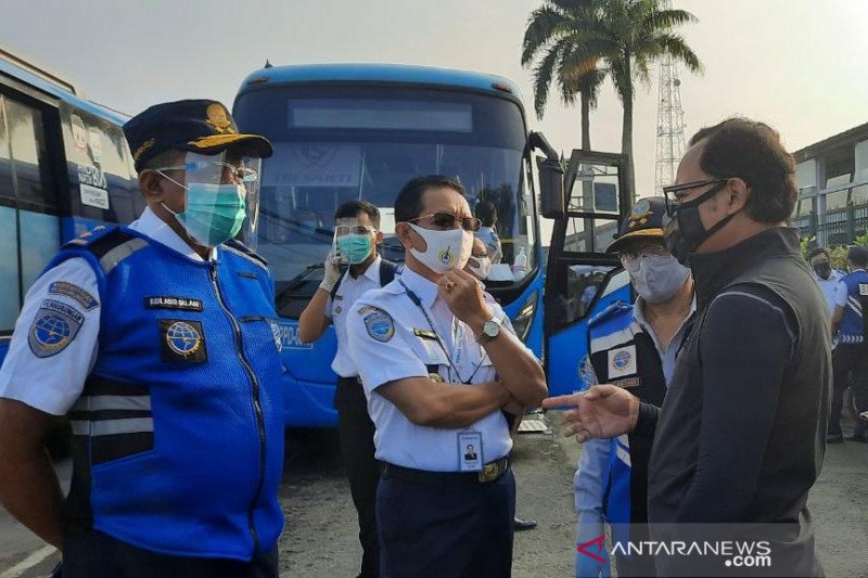 PPD kerahkan 65 bus angkut penumpang KRL Cikarang dan Bogor