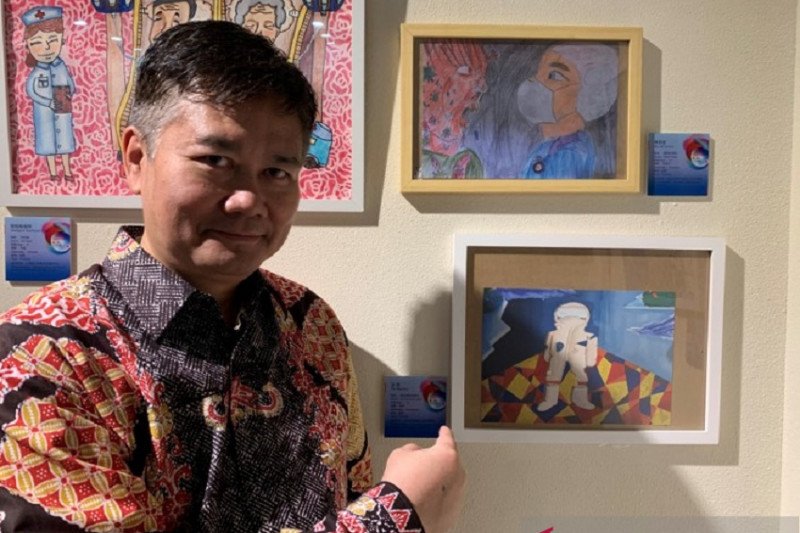 Ada lukisan seniman Yogyakarta dan klepon di Museum Shanghai