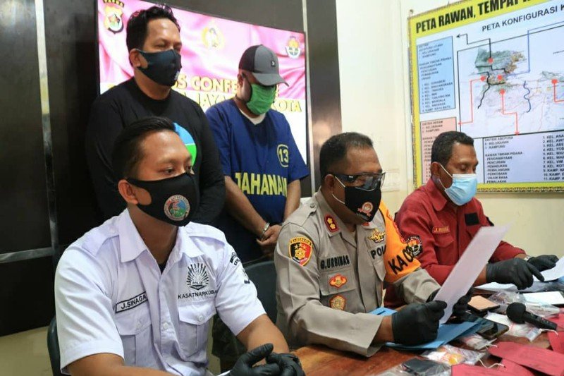 Polisi Jayapura tangkap desidivis jual sabu-sabu