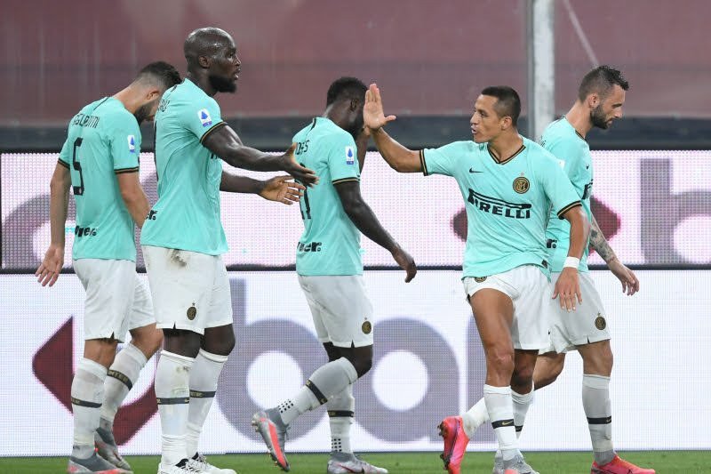 Dwigol Lukaku bantu Inter hancurkan Genoa 3-0