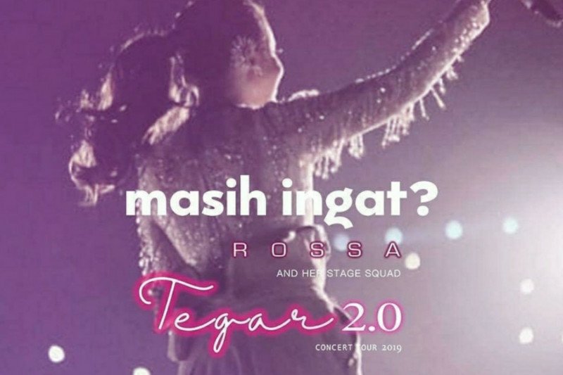 Rossa akan menayangkan konser “Tegar 2.0” Bandung secara daring