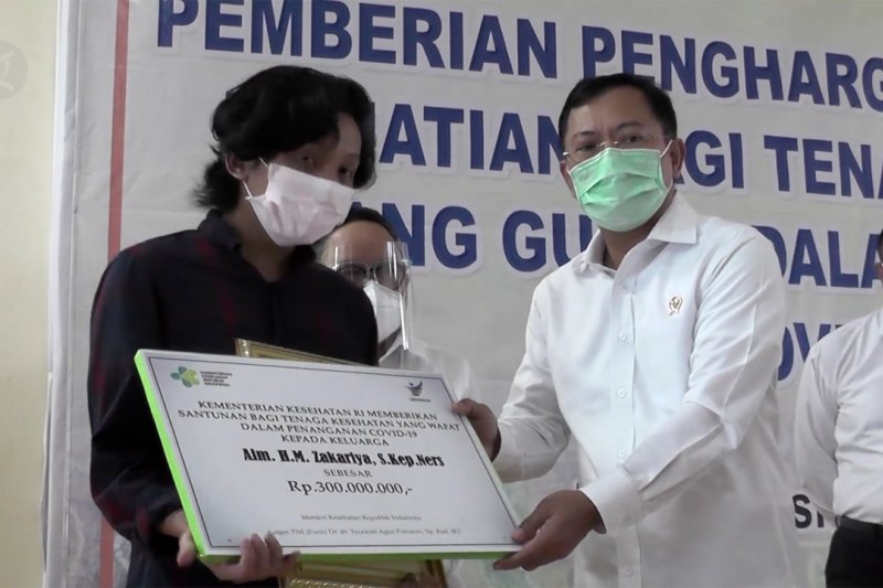Menkes: pemerintah mengapresiasi perjuangan tenaga kesehatan