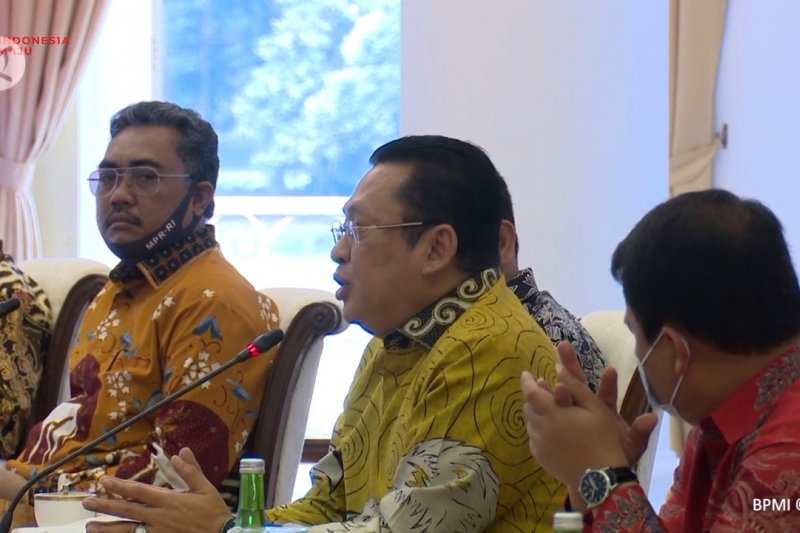 Ketua MPR bertemu presiden bahas sidang tahunan format baru