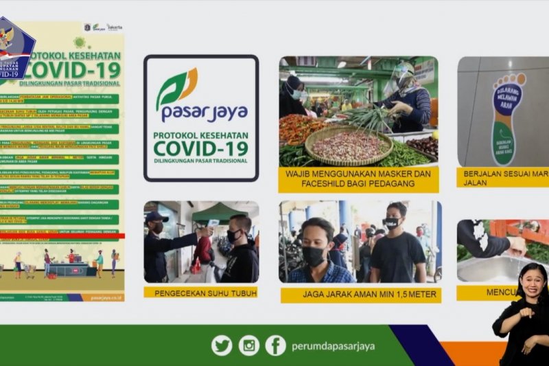 Sebanyak 7.202 pedagang pasar di DKI telah jalani tes usap COVID-19