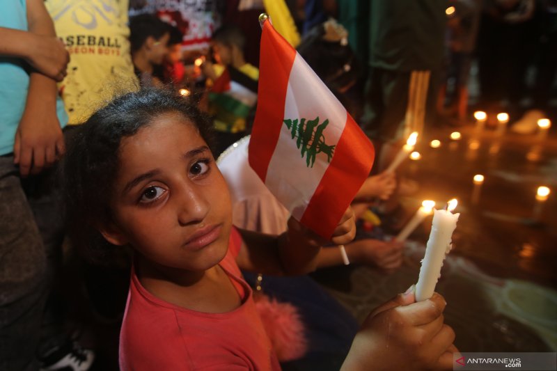 Solidaritas anak-anak Palestina untuk rakyat Lebanon