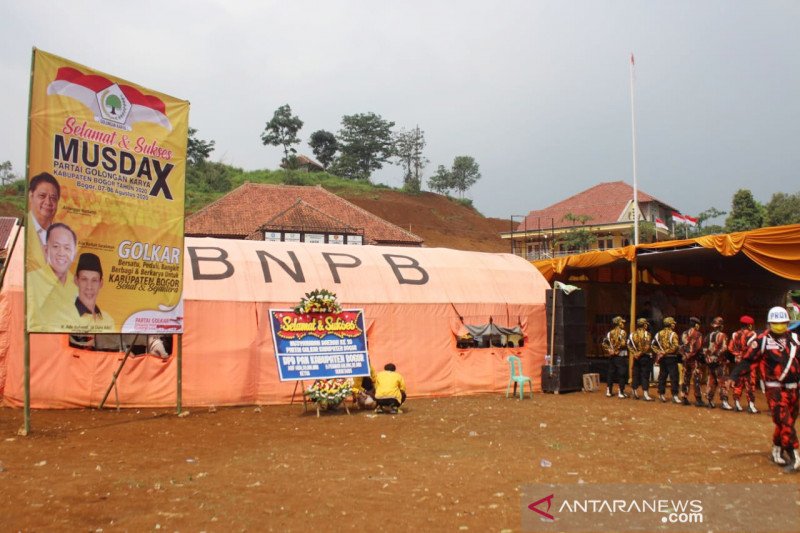 Partai Golkar Bogor gelar Musda di pengungsian korban bencana