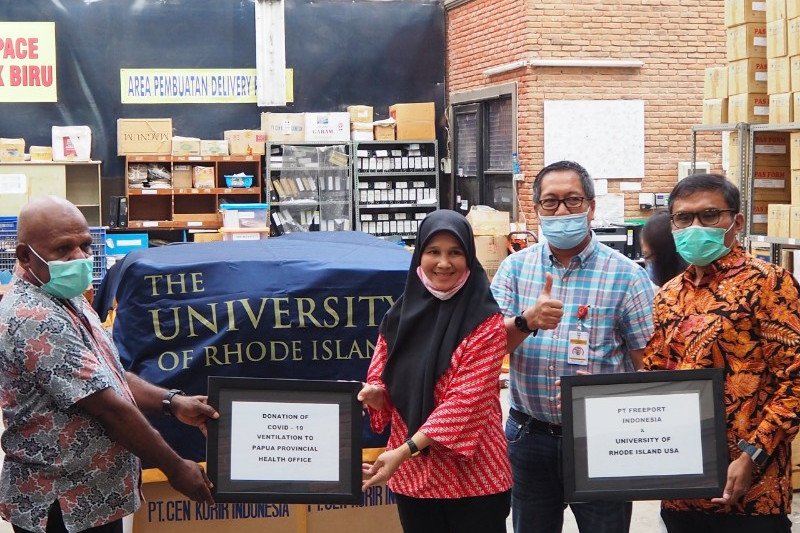 Universitas Rhode Island AS bantu 70 ventilator untuk Pemprov Papua