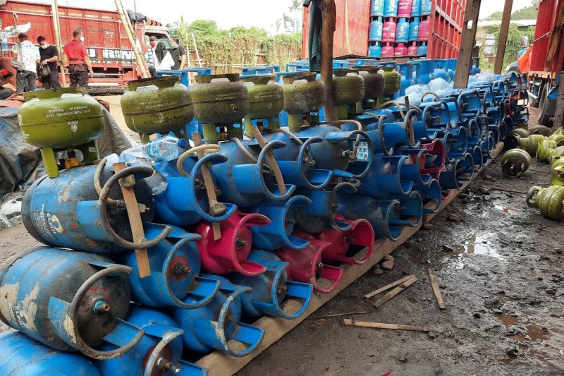 Bareskrim Polri ungkap penyimpangan tabung gas subsidi