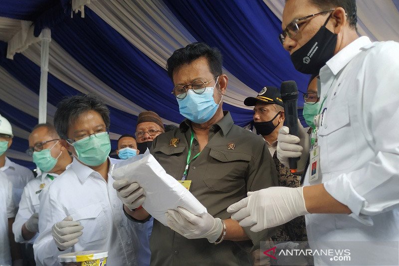 Menteri Pertanian kunjungi pabrik tapioka Bangka