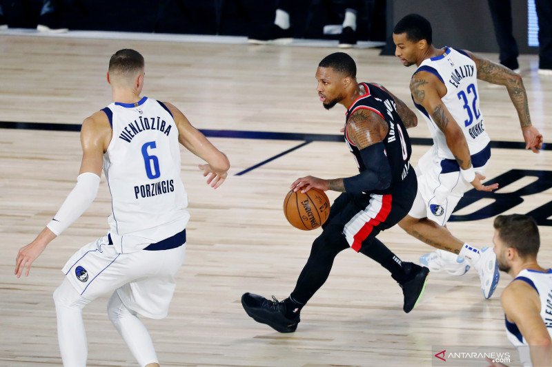 Damian Lillard dinobatkan MVP di gelembung NBA
