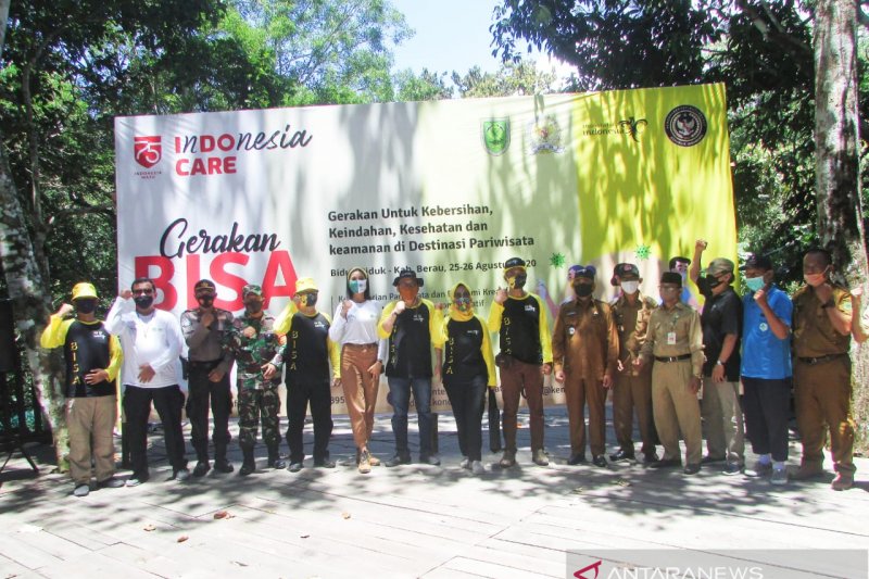 Gerakan Pakai Masker awali pembukaan aktivitas pariwisata Berau Kaltim