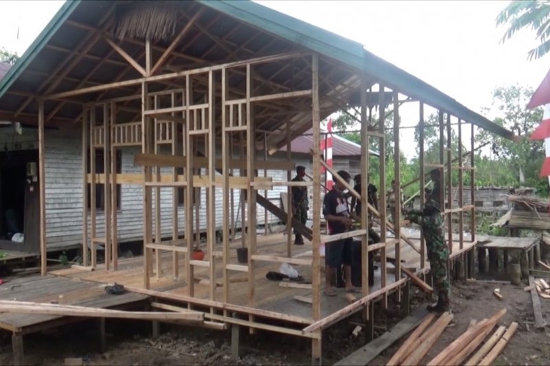 Kodim 1011 Kuala Kapuas wujudkan rumah layak huni