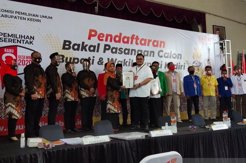 KPU Kabupaten Kediri: Dhito-Dewi belum lakukan tes kesehatan