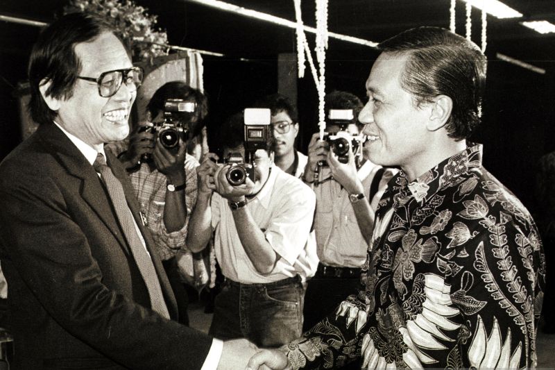 Mantan Menteri Penerangan Harmoko meninggal dunia