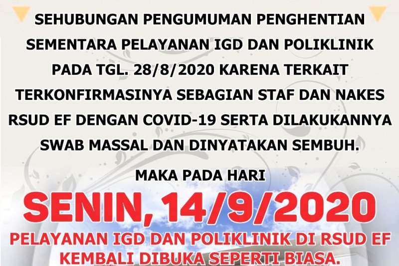 RSUD Batam kembali beroperasi