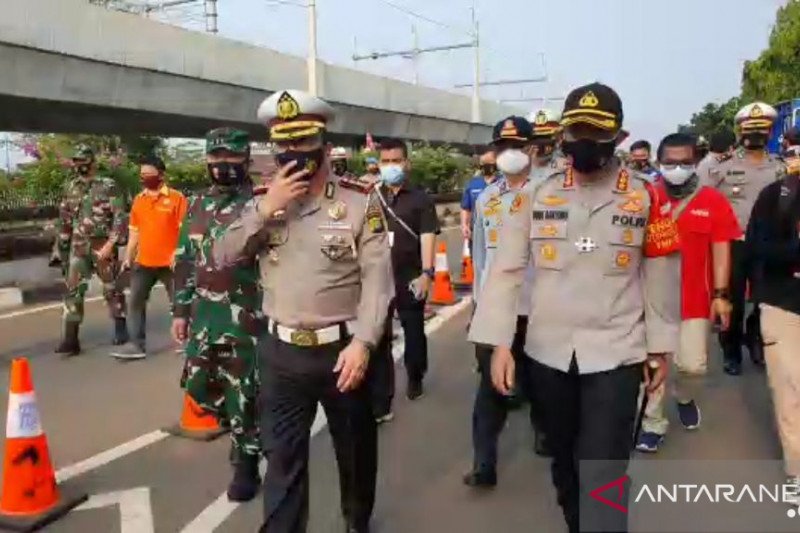 Polda Metro pantau dampak peniadaan ganjil genap selama PSBB Jakarta