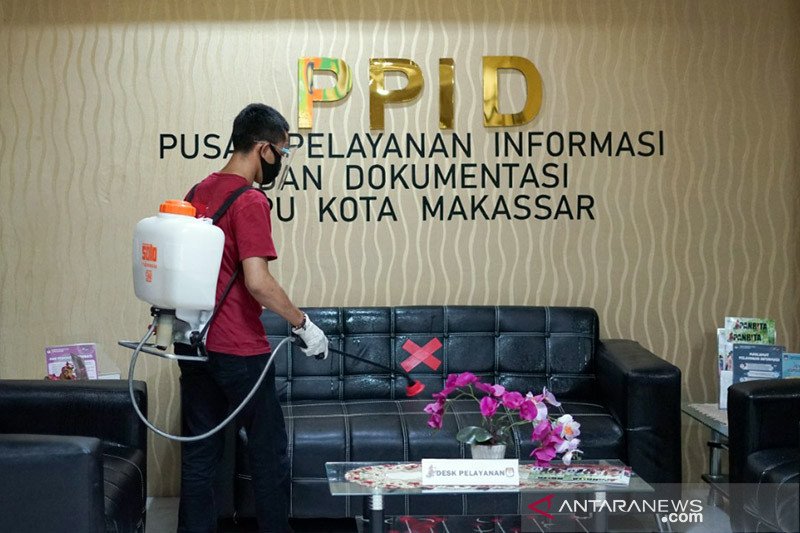 Komisioner positif COVID-19, KPU Makassar atur skema kerja
