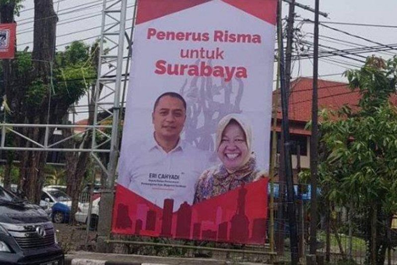 Bawaslu: Foto Risma boleh dipasang di APK Pilkada Surabaya