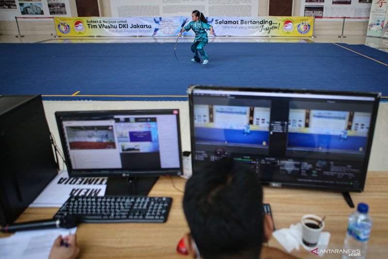 Kompetisi Wushu digelar secara virtual