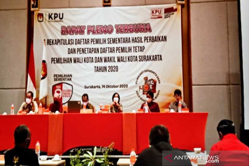 KPU Surakarta tetapkan 418.283 DPT Pilkada 2020