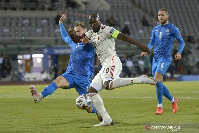 Dwigol Romelu Lukaku amankan kemenangan 2-1 Belgia atas Islandia
