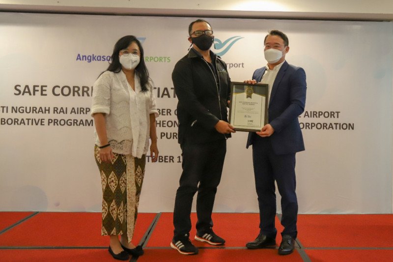 Bandara Ngurah Rai Bali raih sertifikat inisiasi koridor sehat