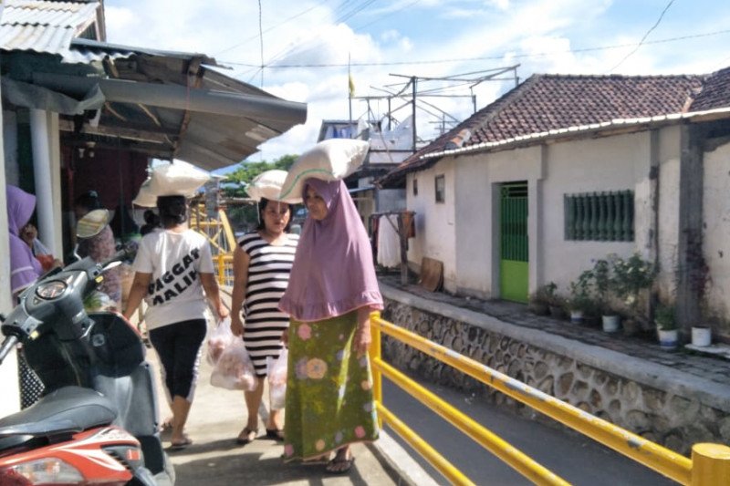 Serapan bantuan pangan non-tunai di Mataram mencapai 98 persen
