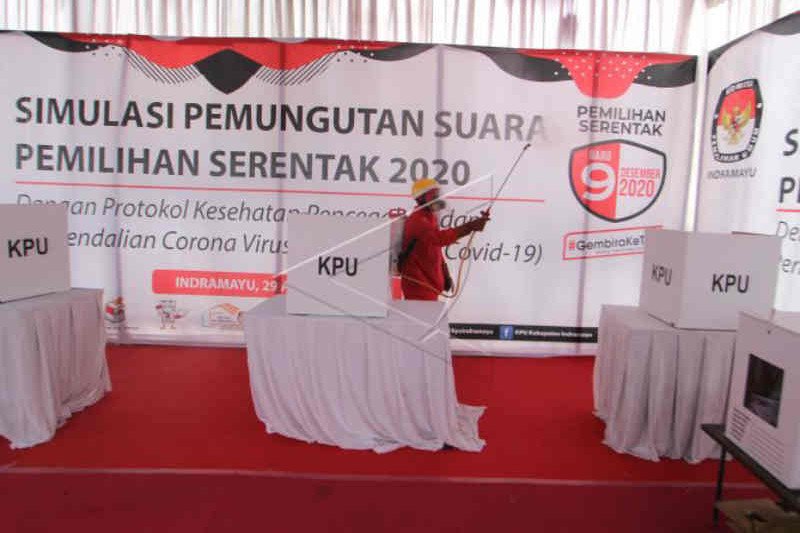 KPU Indramayu pastikan tiap tahapan pilkada sesuai protokol kesehatan