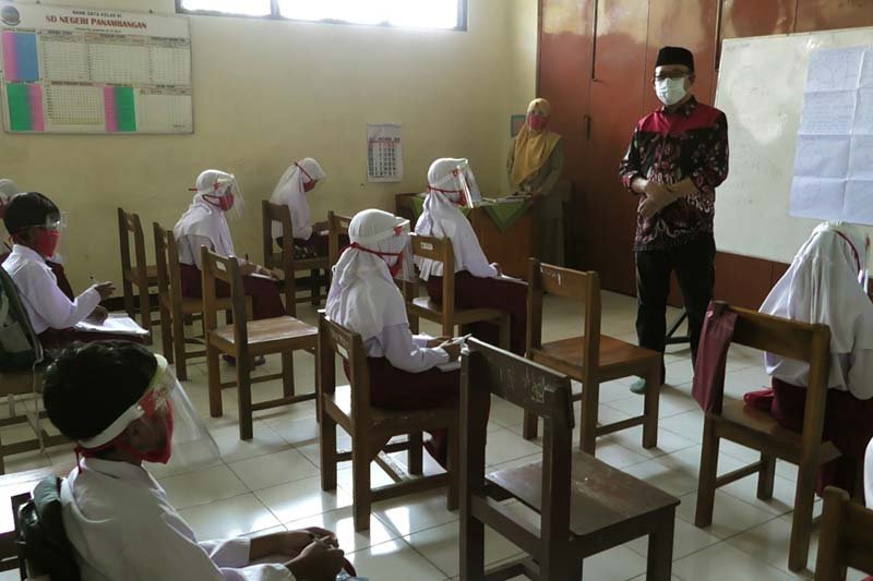 Siswa ikuti uji coba pembelajaran tatap muka harus seizin orang tua
