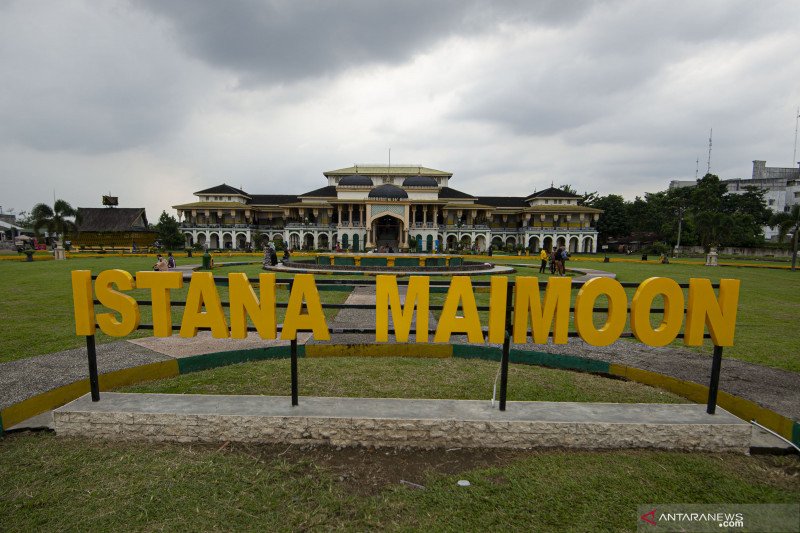 Wisata ke Istana Maimun di tengah Pandemi COVID-19