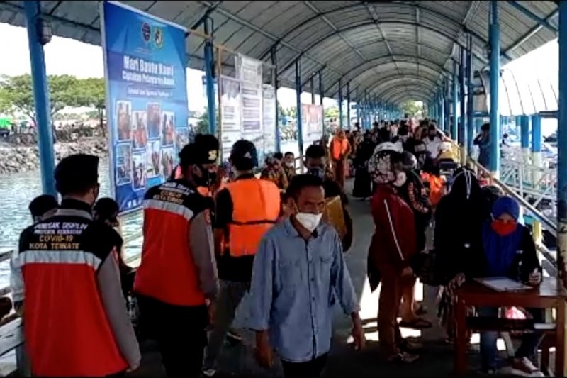 Gelar operasi yustisi, Satgas COVID-19 Ternate jaring puluhan pelanggar prokes