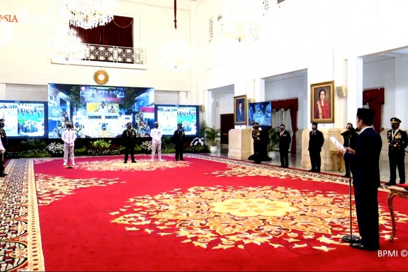 Pesan khusus Presiden Jokowi pada prajurit di HUT ke-75 TNI