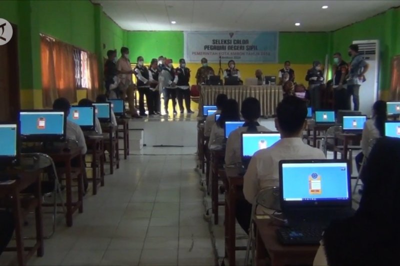 Pemkot Ambon gelar tes SKB CPNS dengan protokol kesehatan ketat