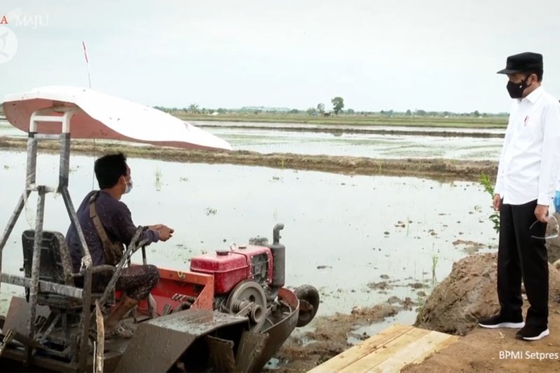 Presiden apresiasi penggunaan teknologi untuk pertanian