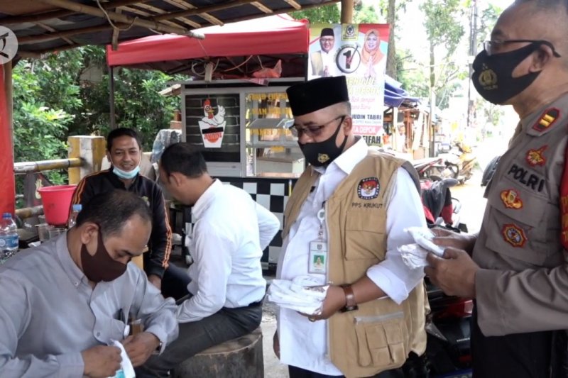 Petugas gabungan gelar operasi yustisi di enam wilayah di Depok