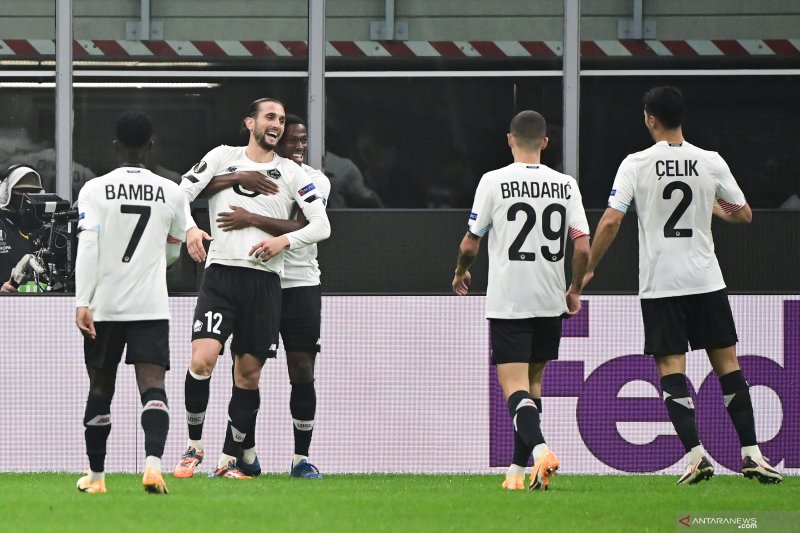 Trigol Yusuf Yacizi antarkan Lille pecundangi AC Milan 3-0