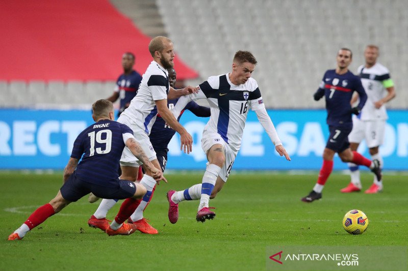 Prancis ditekuk Finlandia 0-2