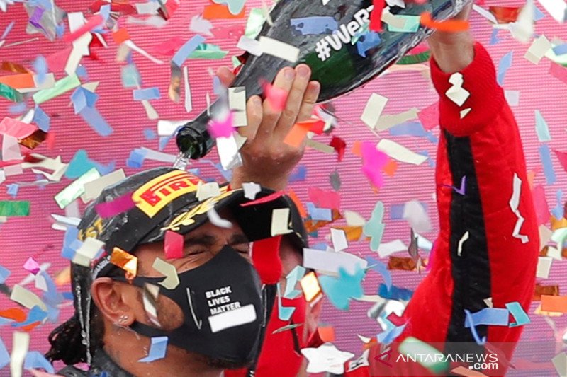 Kemenangan di Grand Prix Turki antarkan Hamilton raih juara dunia F1 2020