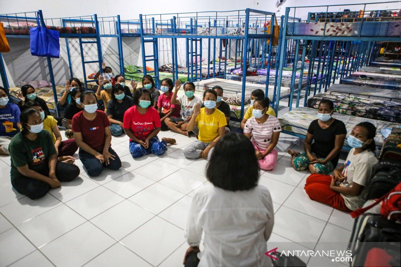 Rumah penampungan pekerja migran di Tangerang