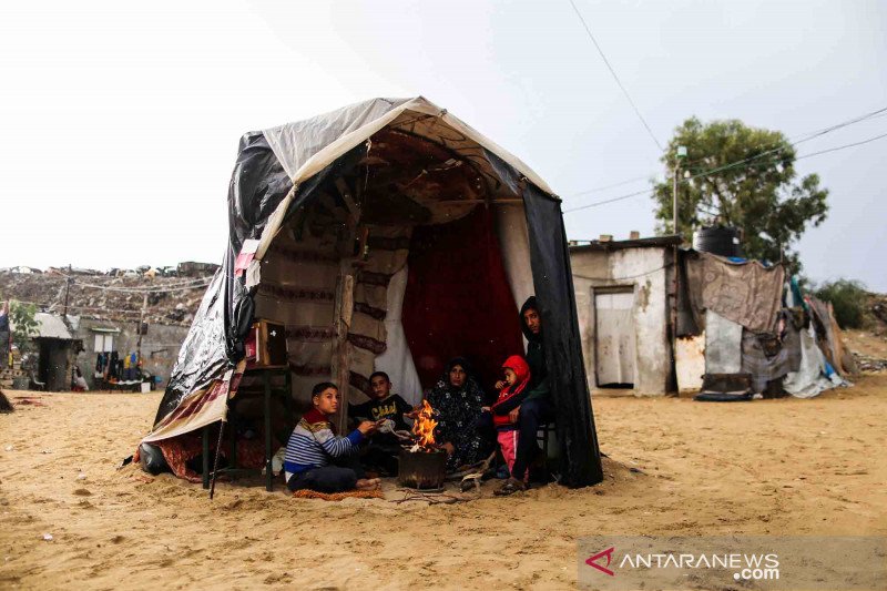 Keseharian warga Palestina di Kota Khan Younis