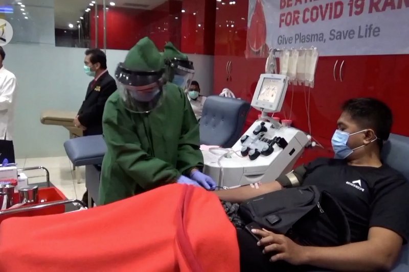 Bantu penyediaan stok PMI, Pelindo III donorkan plasma konvalesen