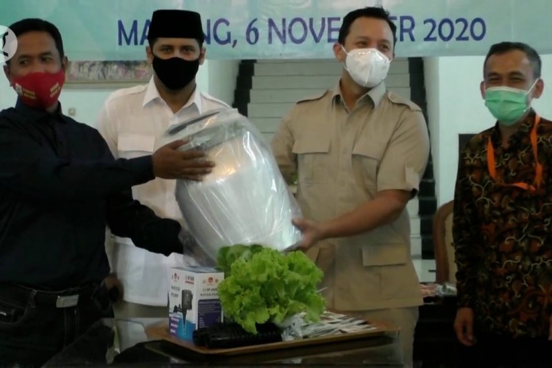 Moreno Suprapto sosialisasikan urban farming dengan teknik hidroponik