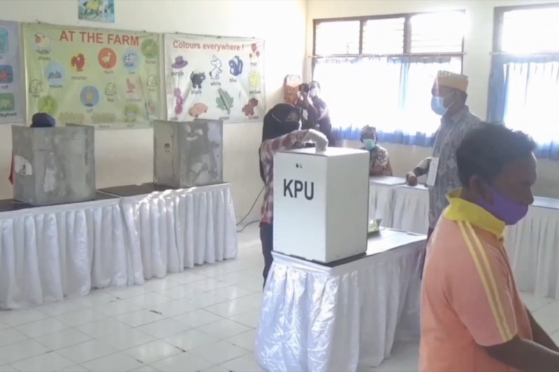 Pantau simulasi di Bali, KPU jamin kesehatan saat Pilkada