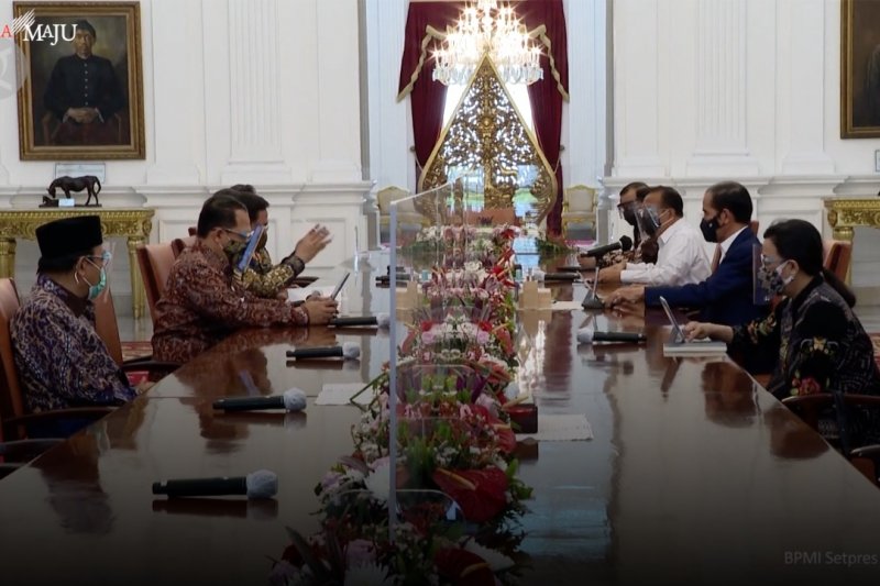 Presiden terima IHPS dan LHP Semester I-2020 dari BPK