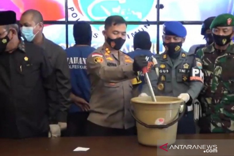 Polres Karimun musnahkan sabu-sabu senilai Rp10 miliar