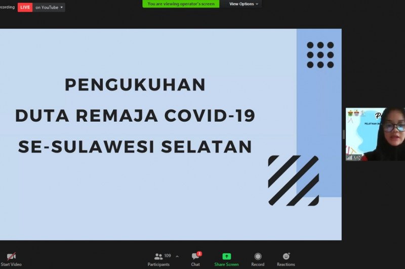 PMI Unhas gelar pelatihan dan pemilihan Duta Remaja COVID-19 Sulsel