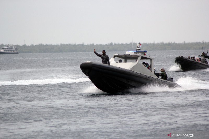 Satkopaska Koarmada III uji coba senjata mesin