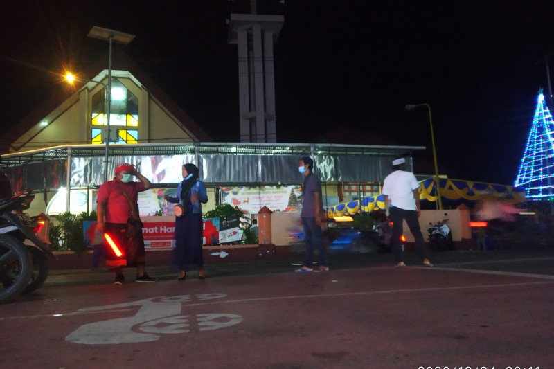 HMI bantu kawal ibadah malam Misa Natal di Manokwari