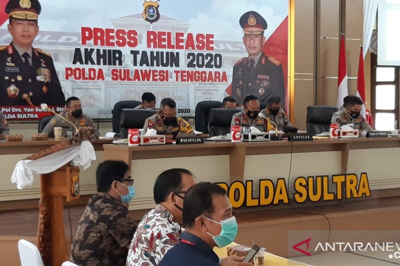 Tahun 2020, Polda Sultra menangani 22 kasus korupsi