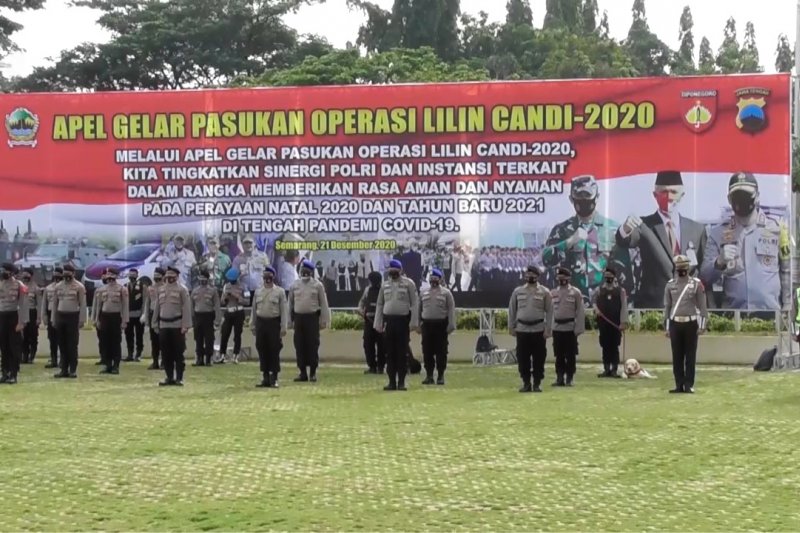 16.500 aparat siap perketat prokes jelang Nataru di Jateng